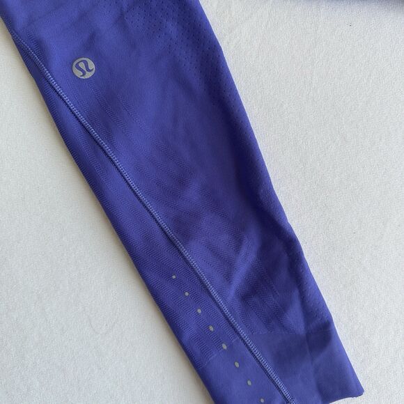 Lululemon Sense Knit HR running tight Charged Indigo Size 4 Leggings - Picture 2 of 7